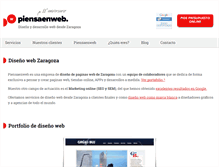 Tablet Screenshot of piensaenweb.com